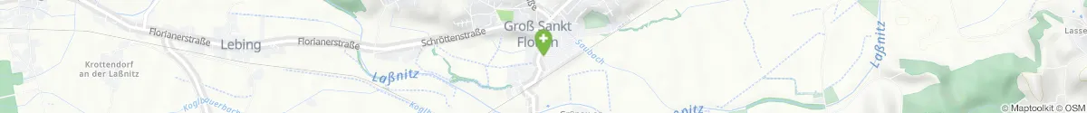 Map representation of the location for Marien-Apotheke in 8522 Groß Sankt Florian